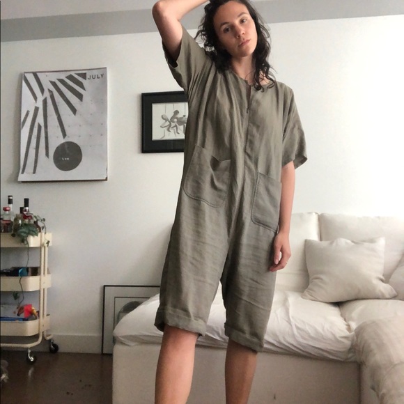 Rachel Comey Linen Romper/Jumpsuit - Picture 3 of 9